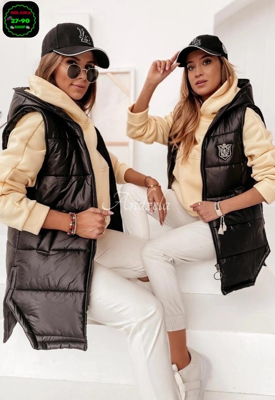 жилетка женская,женские жилеты,демисезонная жилетка,жилетка с капюшоном,жилетка удлиненная