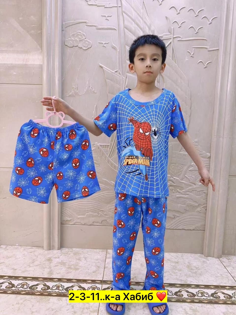 пижама детская,пижама тройка,детский пижама,пижама для мальчика,пижама спайдермен
