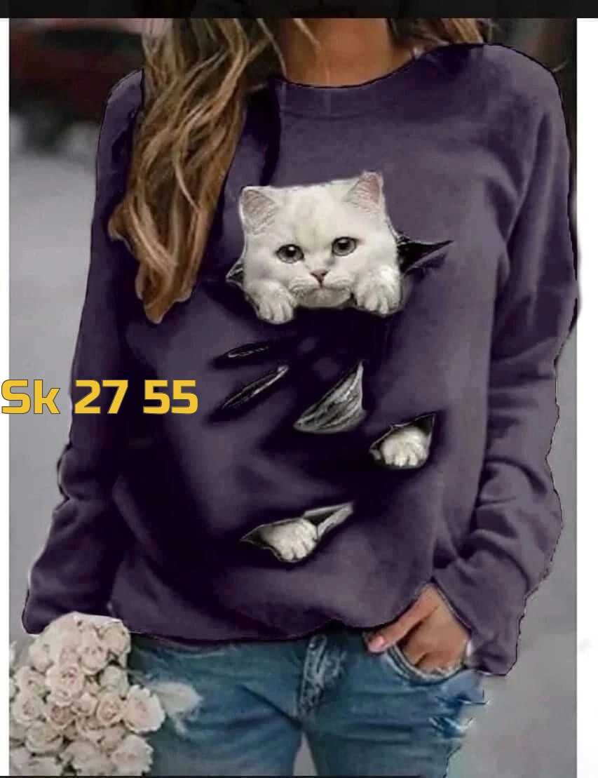 кофта женская,свитшот женская,повседневный свитшот,стильная кофта,свитшот с принтом женский