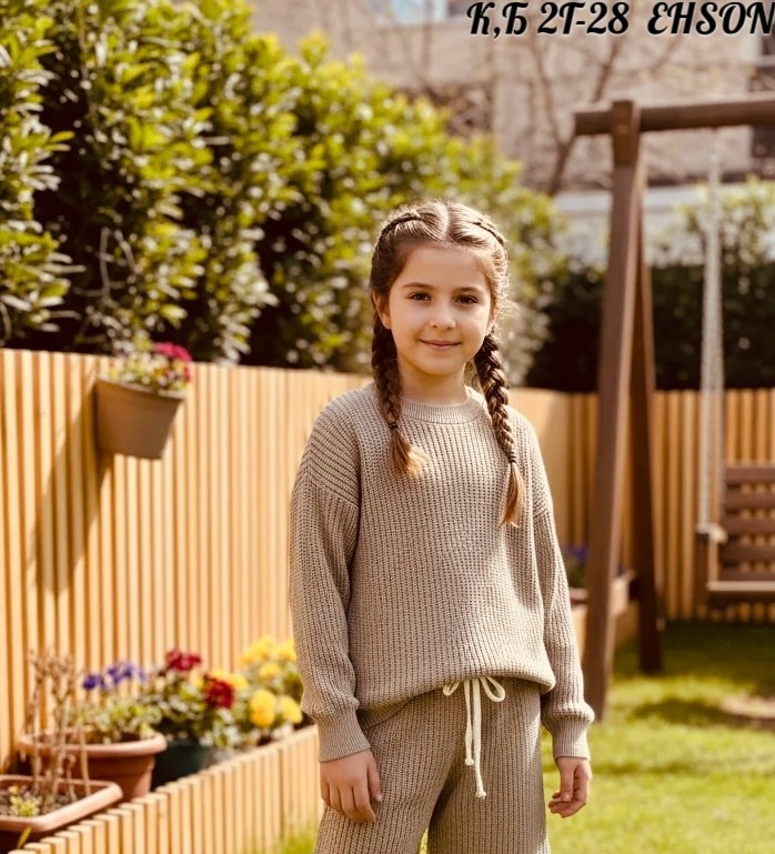 джемпер для девочек,джемпер бежевый,костюм с джемпером,джемпер для малыша,вязаные джемпера