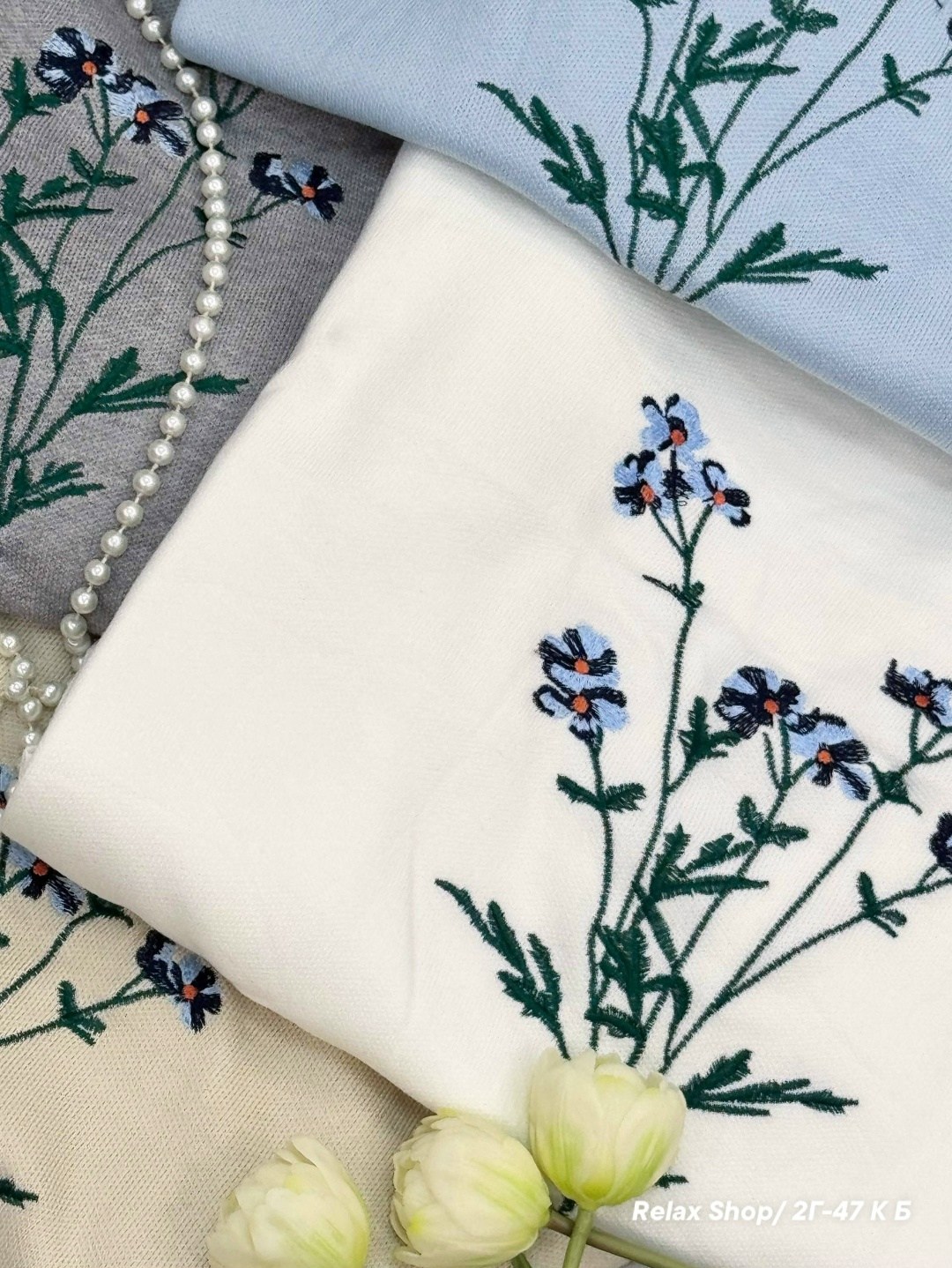 джемпер с вышивкой,кофта женская с вышивкой,женский свитшот оверсайз,свитшот вязаный,стильный свитшот