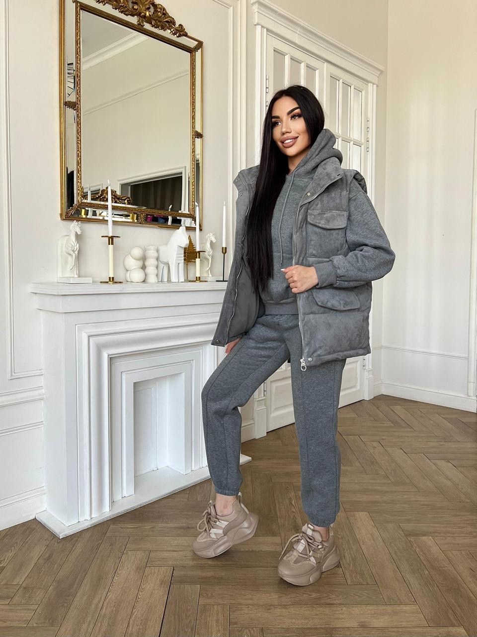 cпортивный костюм женский теплый,костюм на флисе,костюм тройка женский,теплый костюм на флисе,теплый костюм
