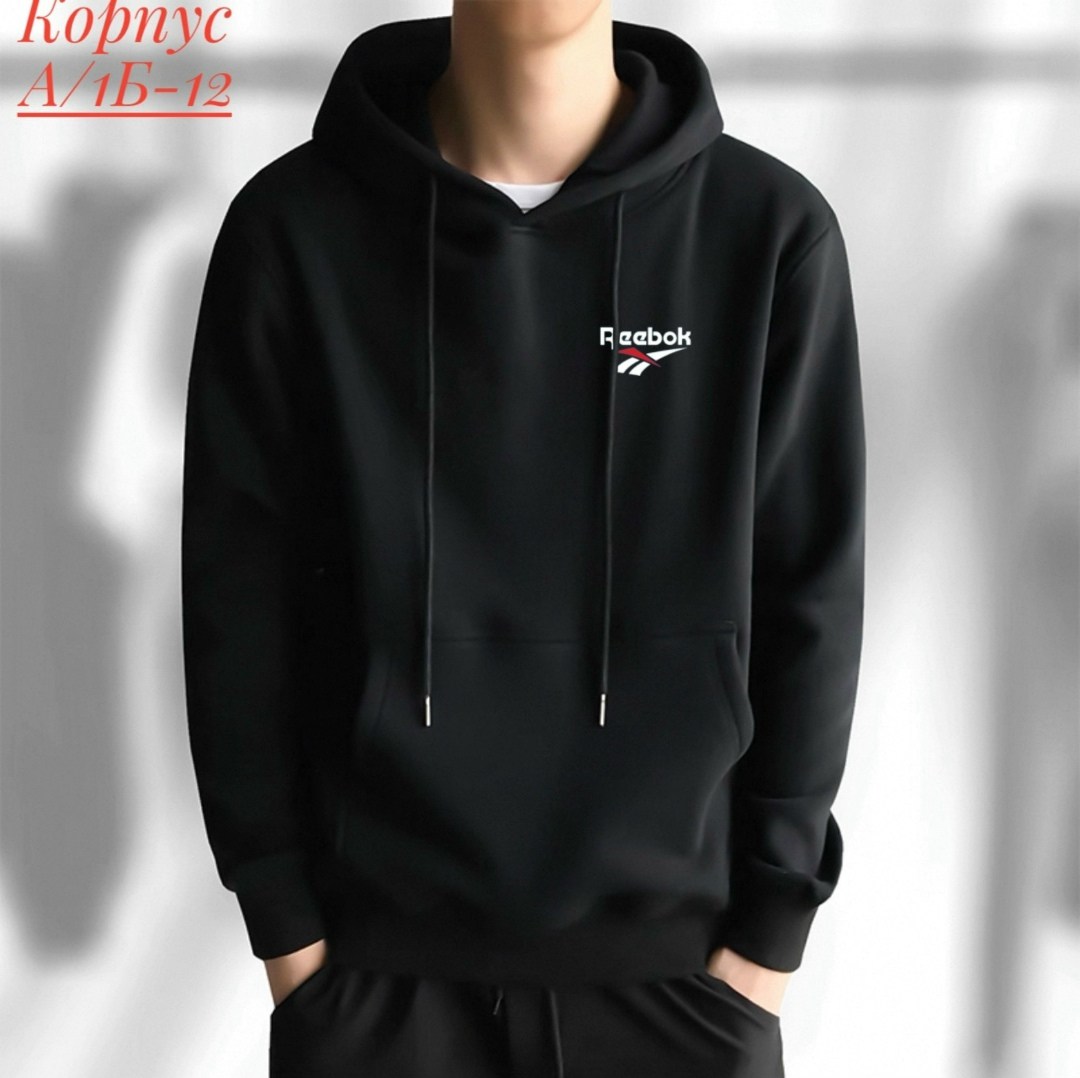 мужская толстовка,худи мужская reebok,спортивная толстовка,мужские толстовки reebok,толстовка reebok