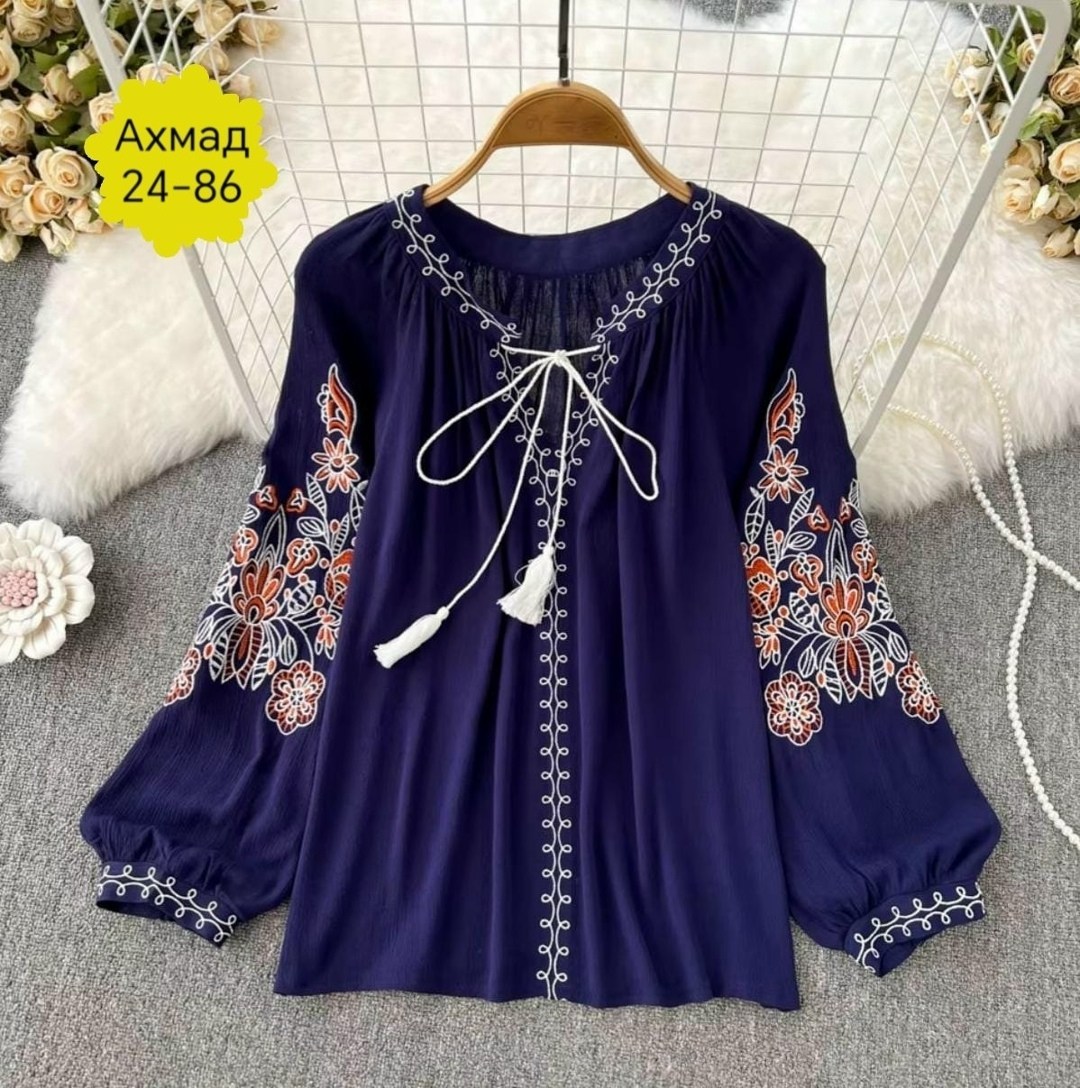 блузка в стиле бохо,блузка с вышивкой,блузка нарядная,одежда в стиле бохо,женская блузка с вышивкой