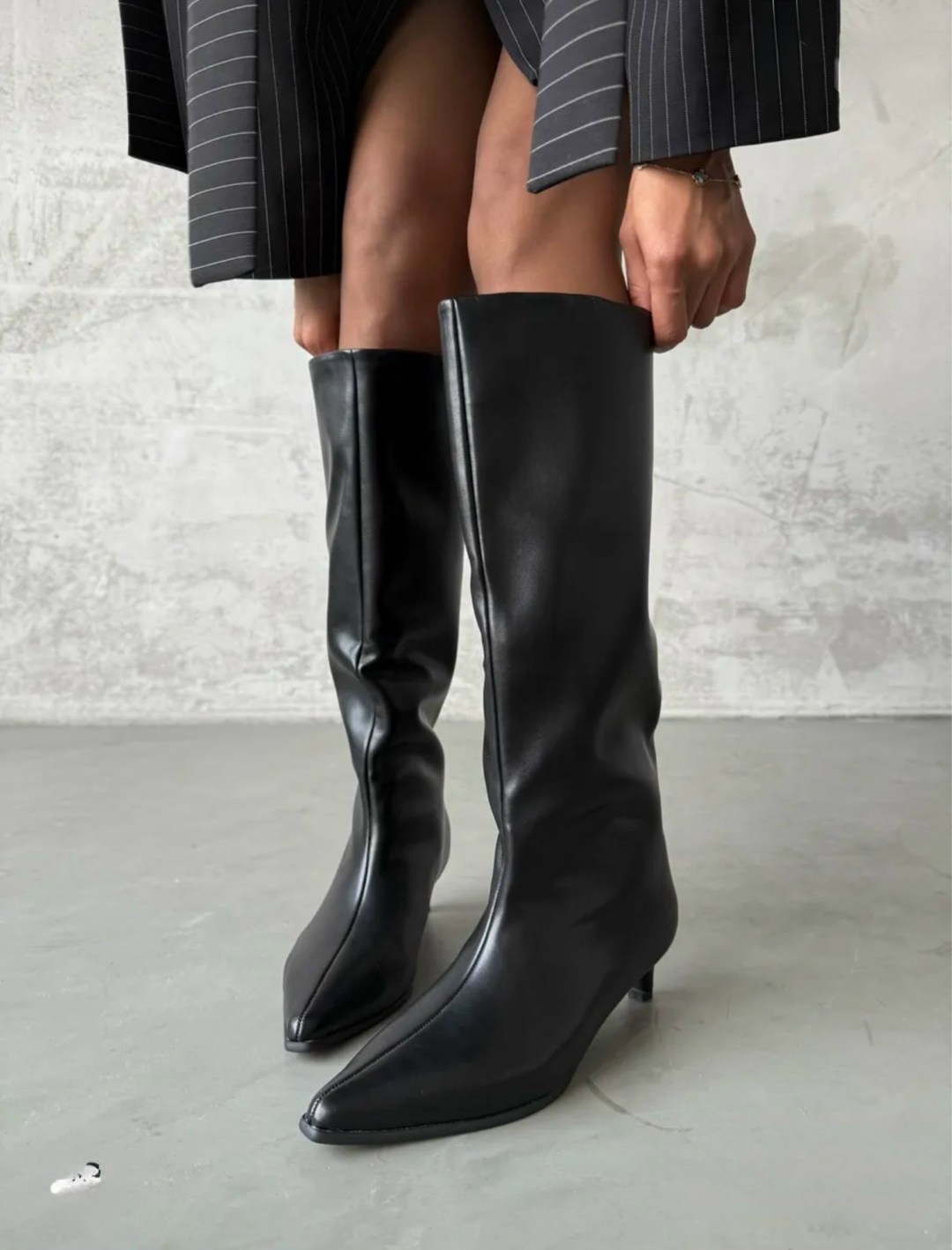 высокие сапоги,сапоги трубы,сапоги трубы на каблуке,модные сапоги,демисезонные сапоги