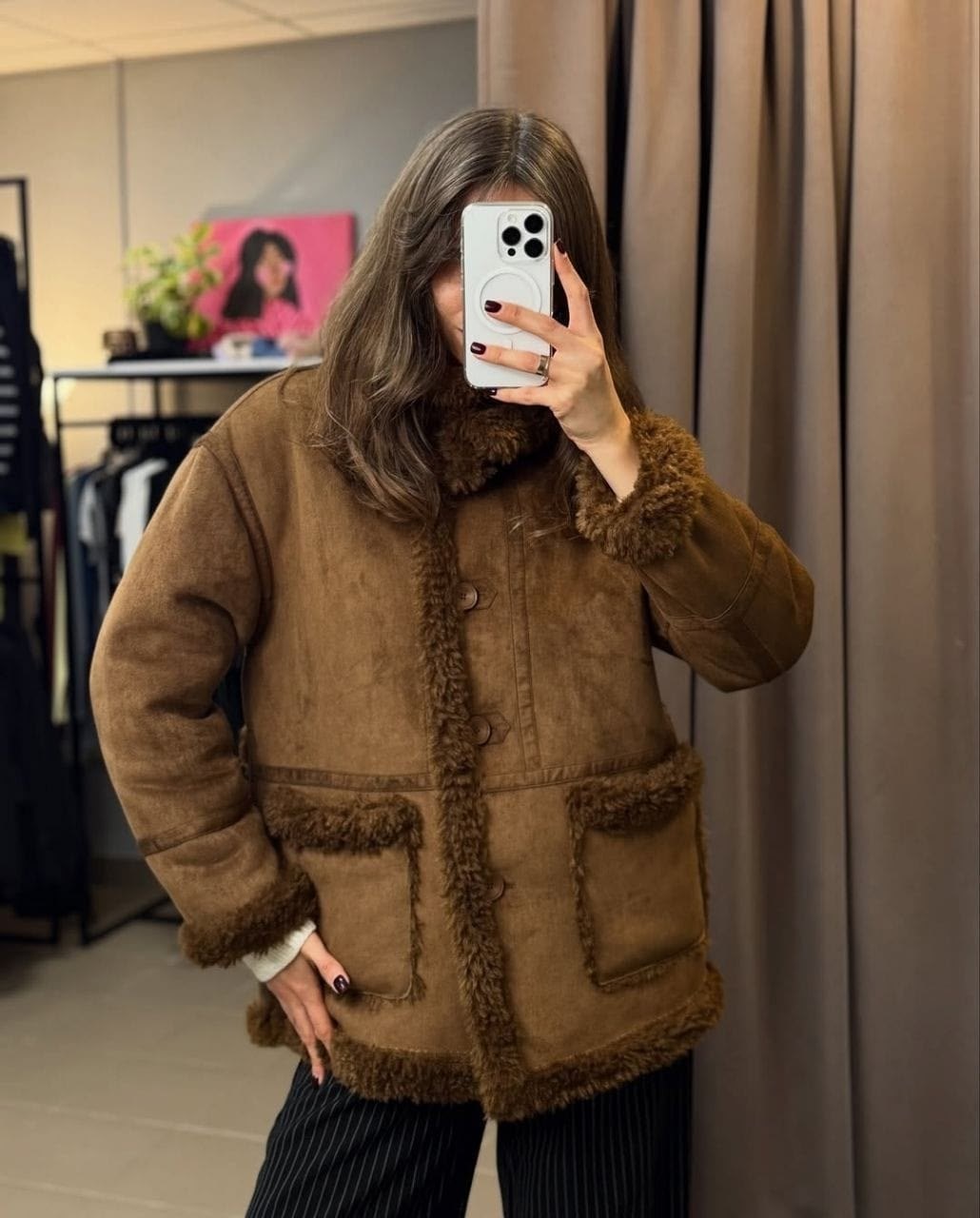 теплая куртка,куртка модная,меховая куртка,зимние куртки,замшевая куртка