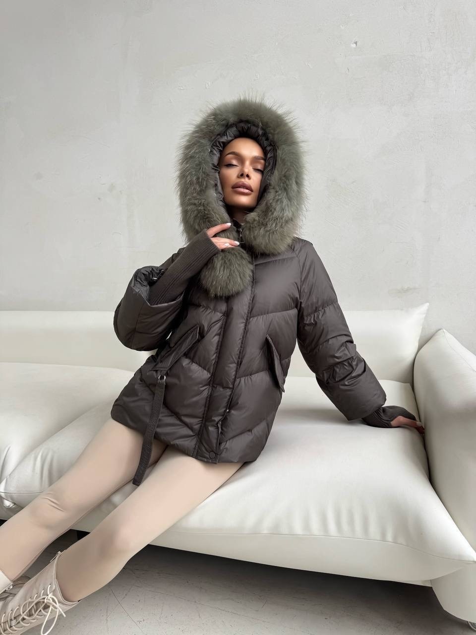 пуховик повседневный,пуховики с натуральным мехом,пуховики с мехом,пуховик женский,пуховик женский с мехом