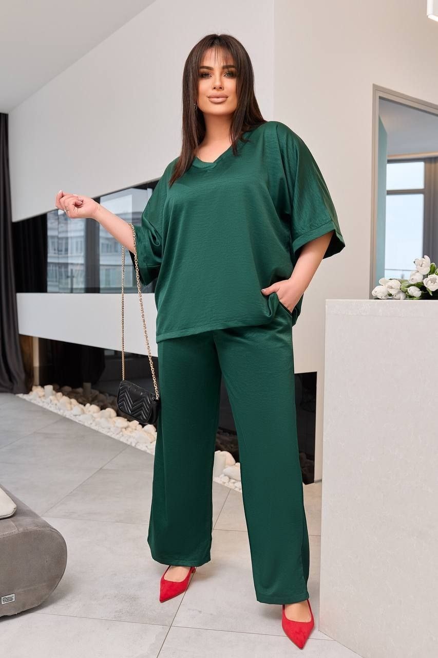 костюм женский больших размеров,костюмы комплекты,костюм свободного кроя,костюмы двойки,брючный летний костюм