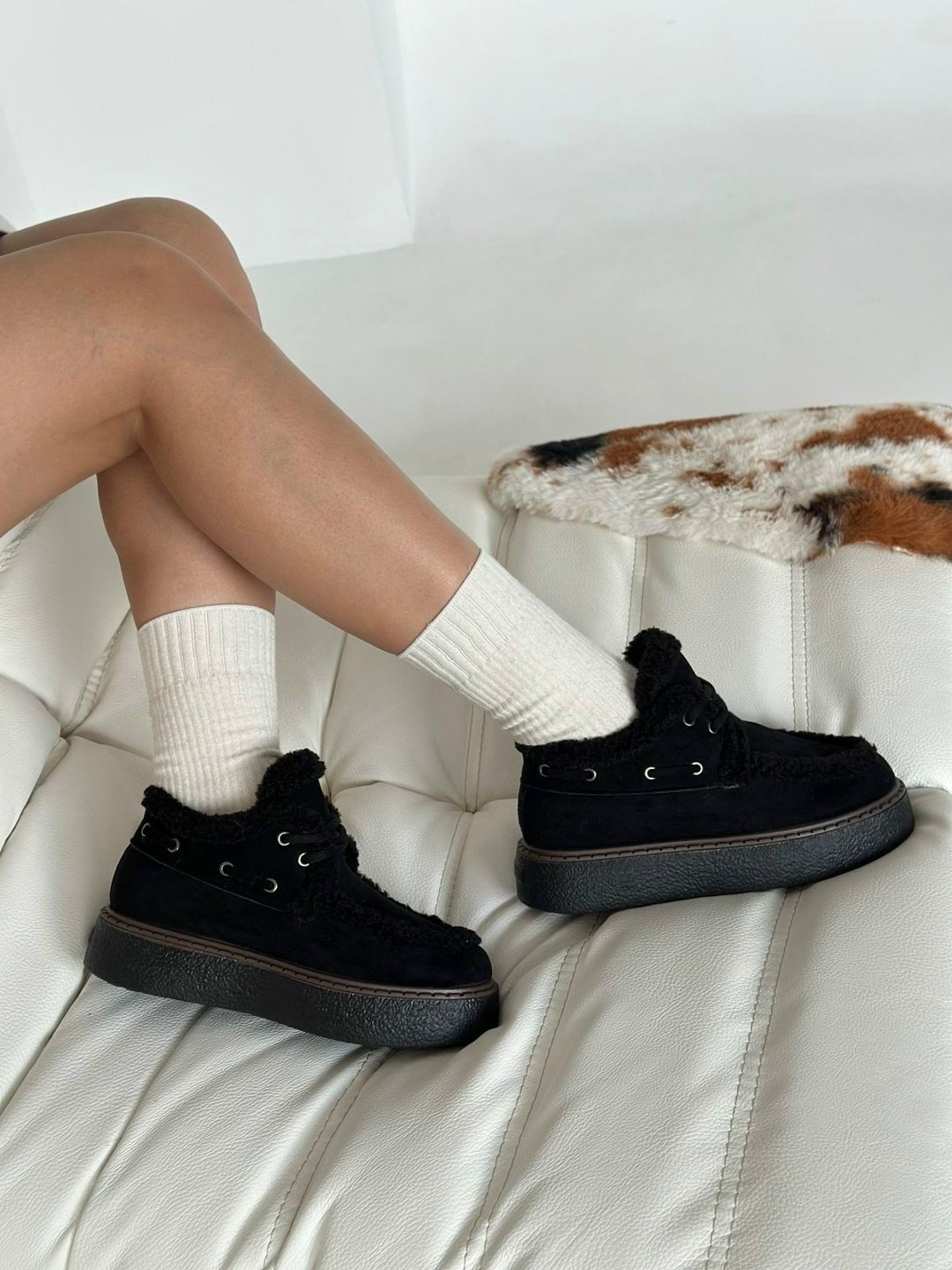 ,угги женские,замшевые ботинки,угги на платформе, женская