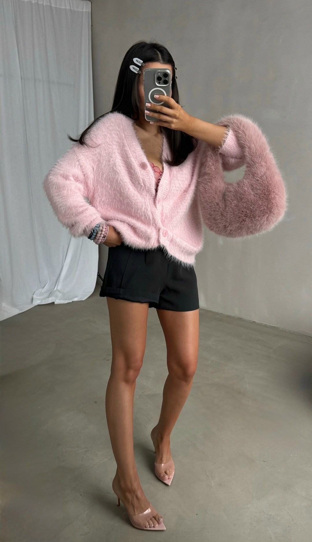 пушистый кардиган,вязаные кардиганы,женский вязаный кардиган с длинными рукавами,женский вязаный кардиган,розовый мохеровый кардиган