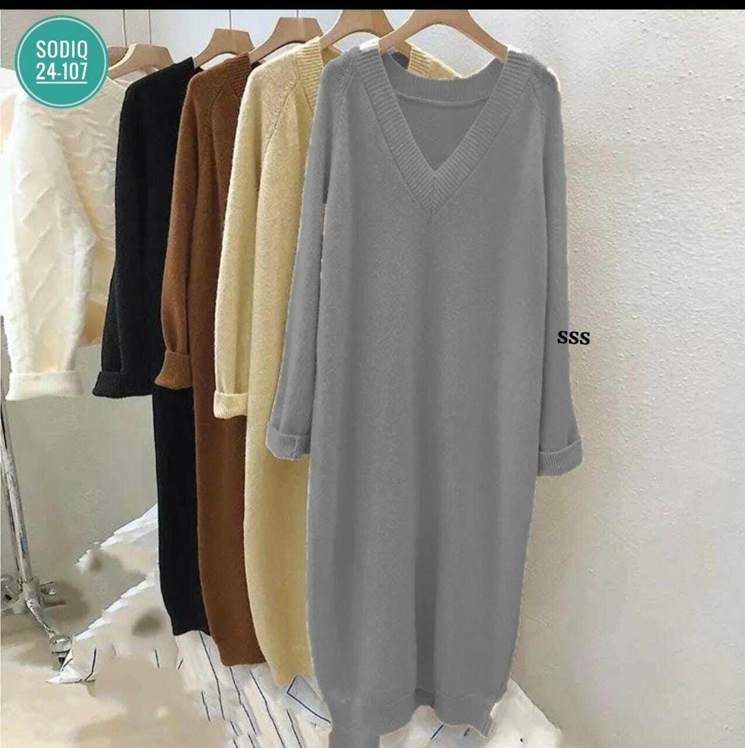 женское повседневное трикотажное длинное платье,трикотажное платье,трикотажное платье свободное,платье прямое,шерстяное платье