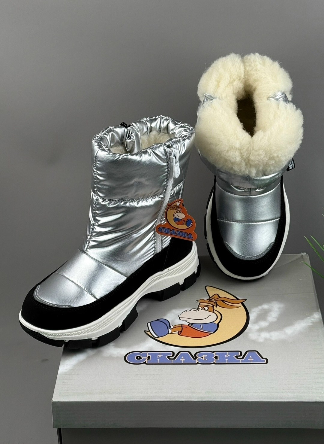 дутики детские зимние,сапоги дутики детские,дутики котофей серебристые,дутик детские,зимние дутики для девочки