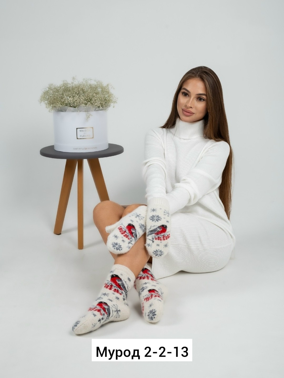 теплый комплект,комплект носки и варежки,женские тёплые варежки,комплект женских носков,комплект женских