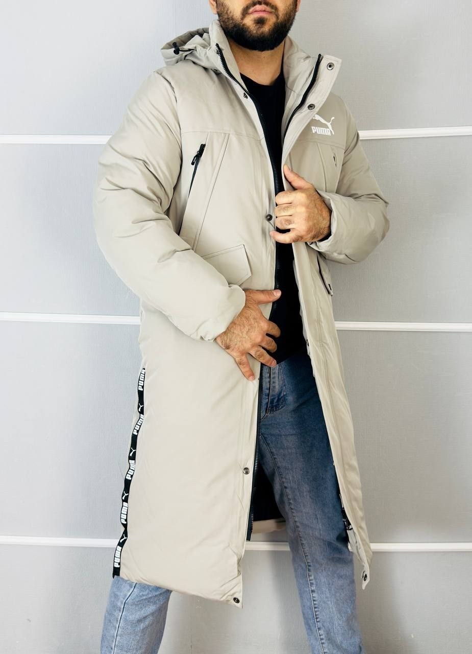куртка длинная зимняя мужская,зимняя куртка,удлиненная куртка,пуховик мужской длинный,мужские пуховики puma