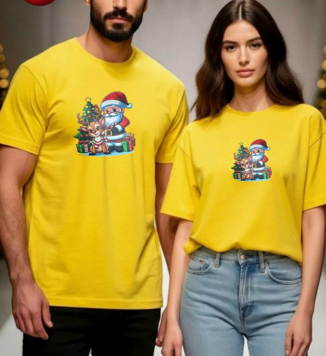 новогодние футболки,семейные новогодние футболки,смешные новогодние футболки,новогодняя футболка мужская,красная футболка мужская