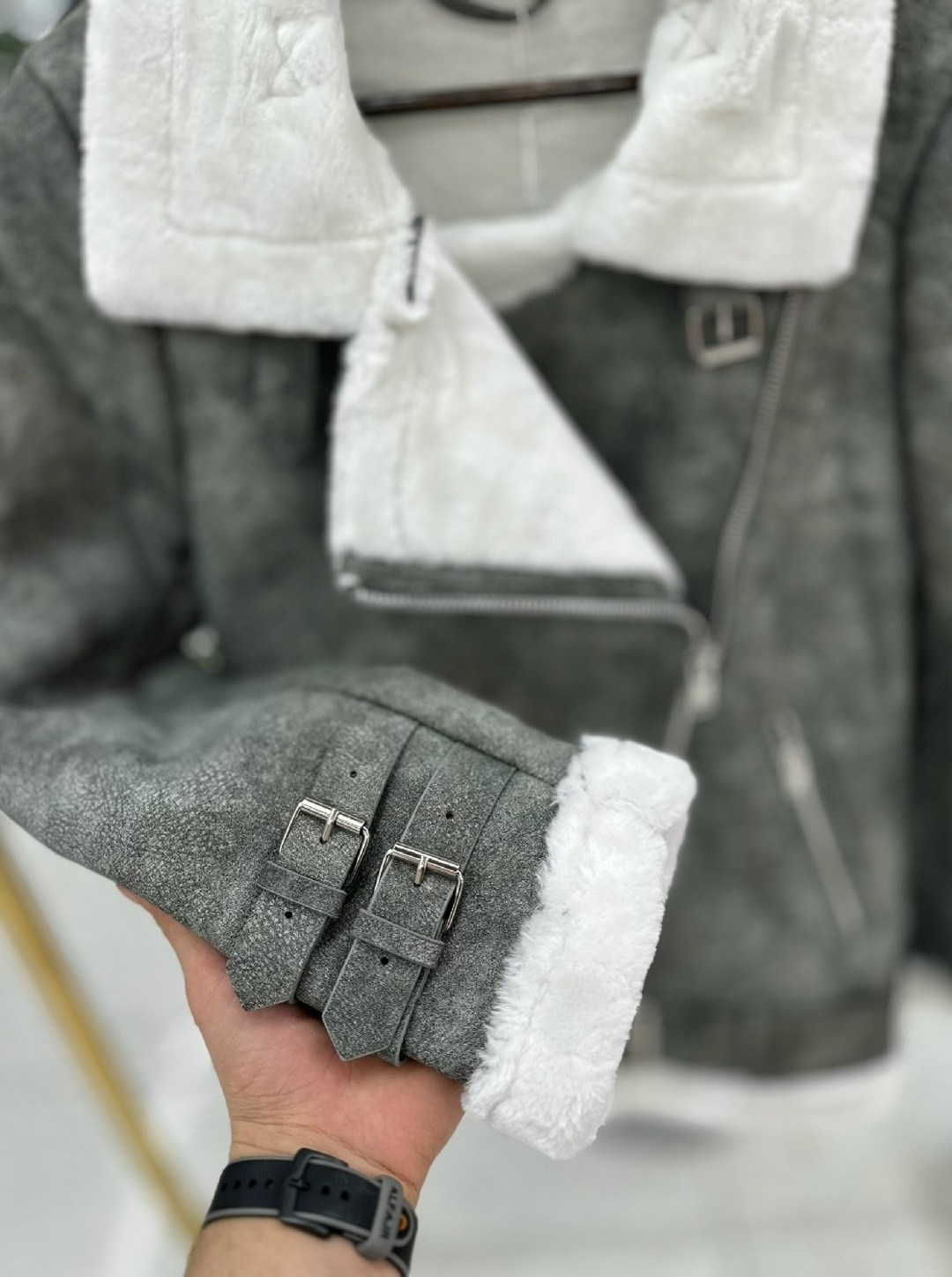 дубленка женская,дубленка зимняя,серая дубленка,дубленка эко,куртка дубленка