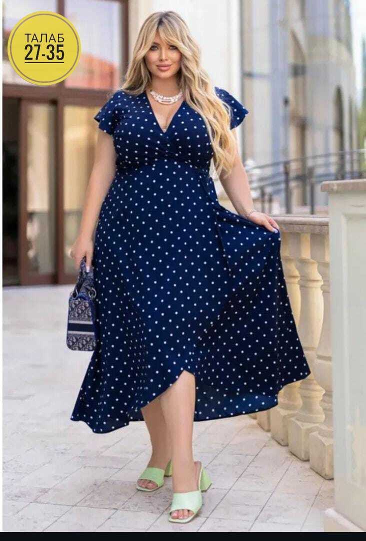 женское платье больших размеров,платье большие размеры,платье женская,платье,платье женское в горошек больших размеров