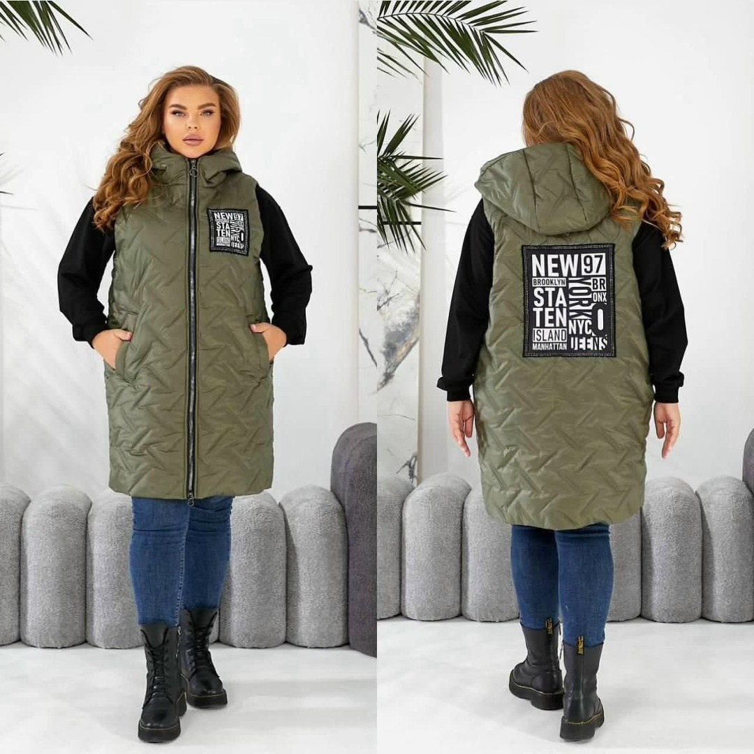 жилет на синтепоне,жилетка на синтепоне,демисезонная жилетка,женская жилетка,женская жилетка больших размеров