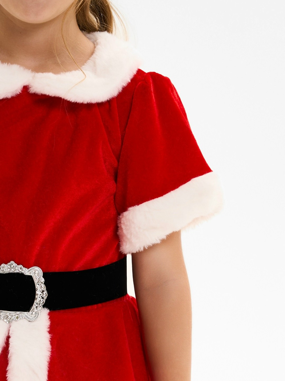 карнавальный костюм мисс санта детский,пуговка карнавальный костюм "мисс санта",костюм санты для девочек,рождественские костюмы,карнавальный костюм мисс санта
