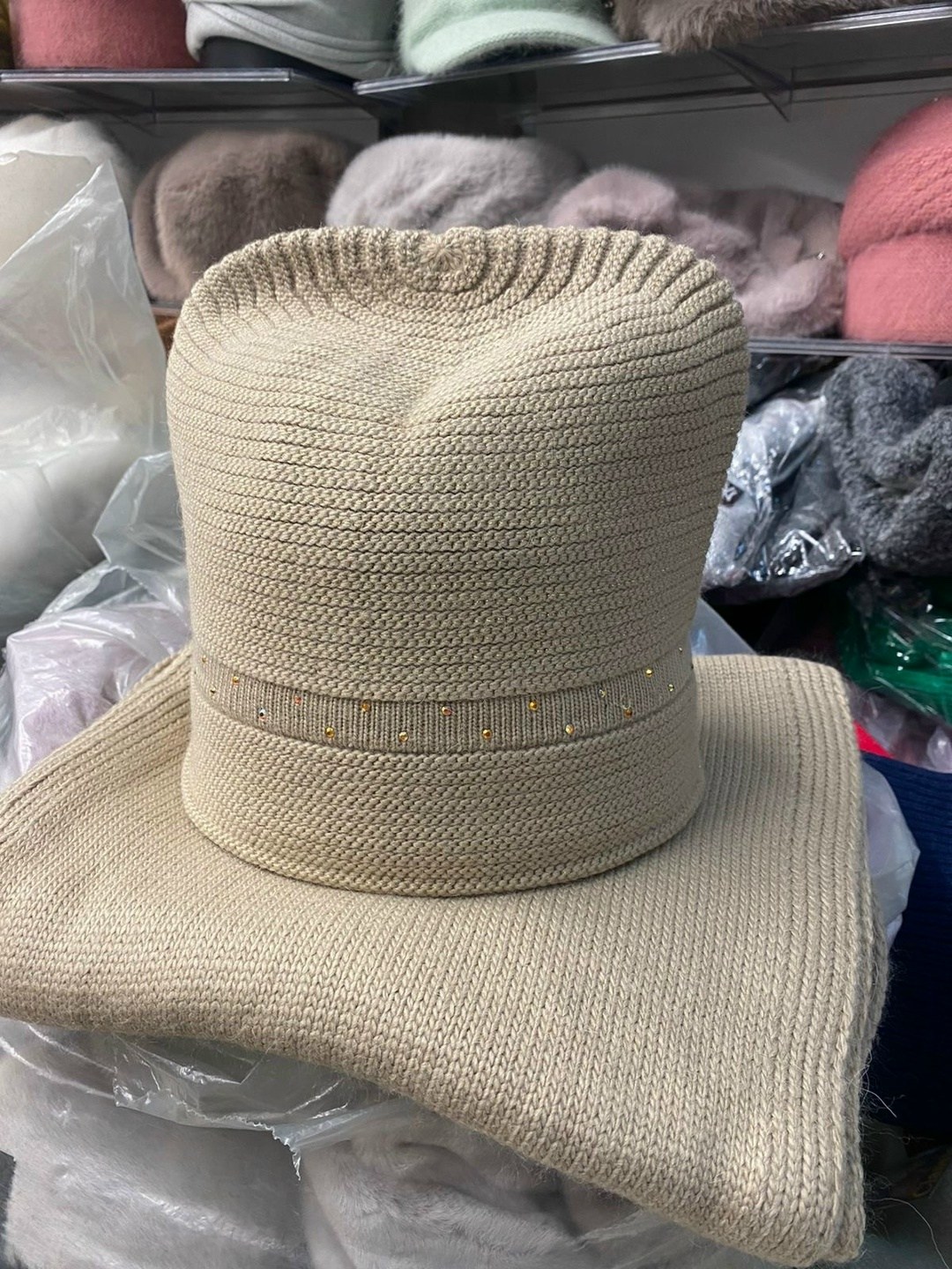 комплект трикотажный,комплект шапки,комплект женский шапка и снуд,комплект женский шапка,комплект шапка шарф