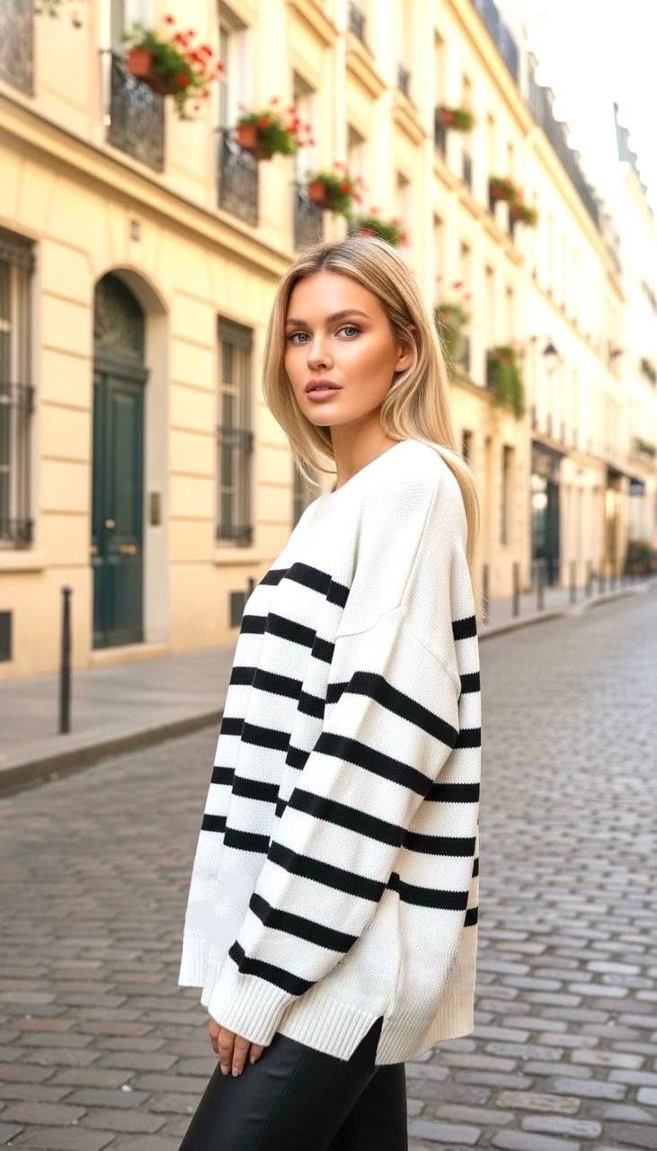 свитер полоска оверсайз,джемпер оверсайз в полоску,джемпер оверсайз,джемпер в полоску,кофта оверсайз в полоску