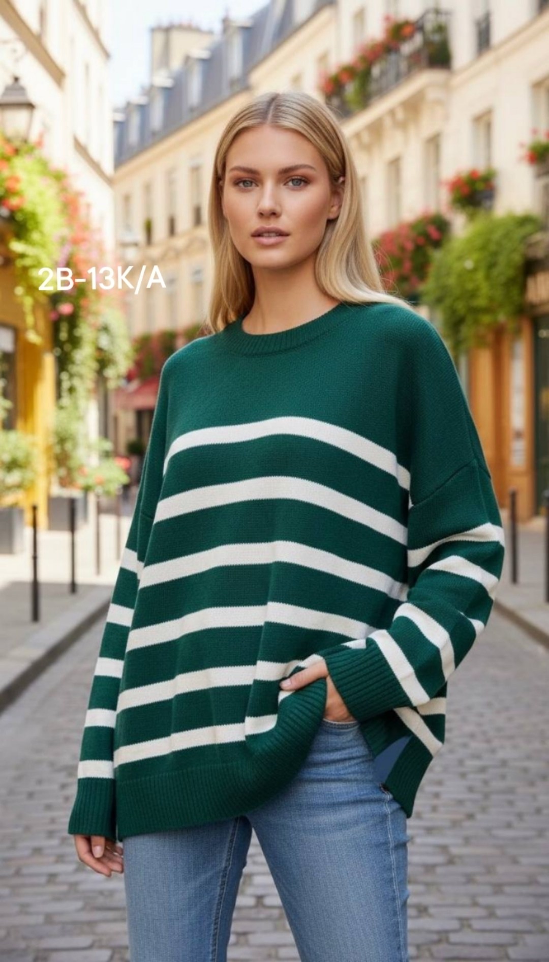 джемпер в полоску,свитер оверсайз в полоску,свитер в полоску,джемпер в полоску оверсайз cilla kaffe,голубой джемпер