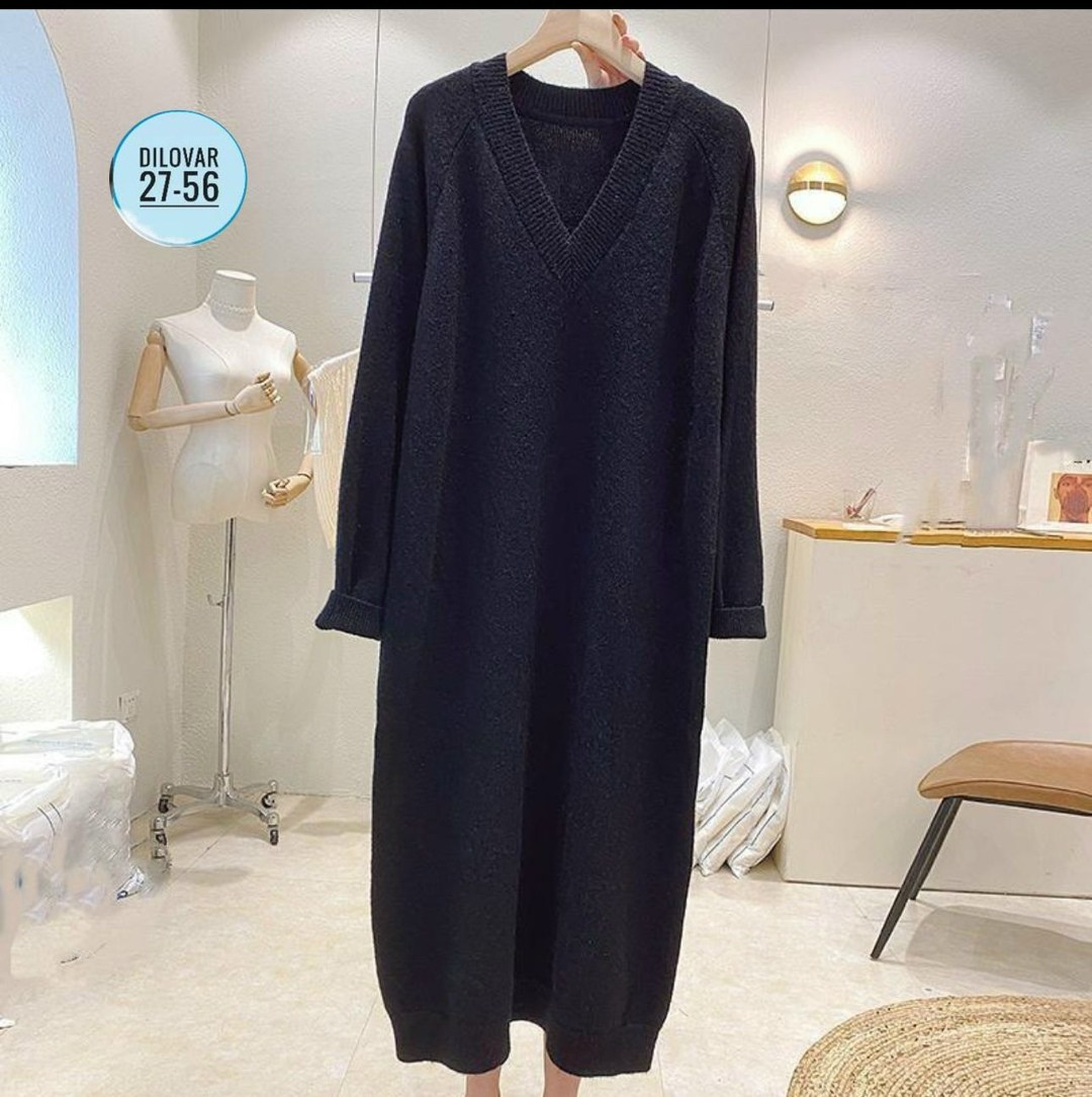 трикотажное платье,женское повседневное трикотажное длинное платье,платье прямое,вязаное платье,шерстяное платье
