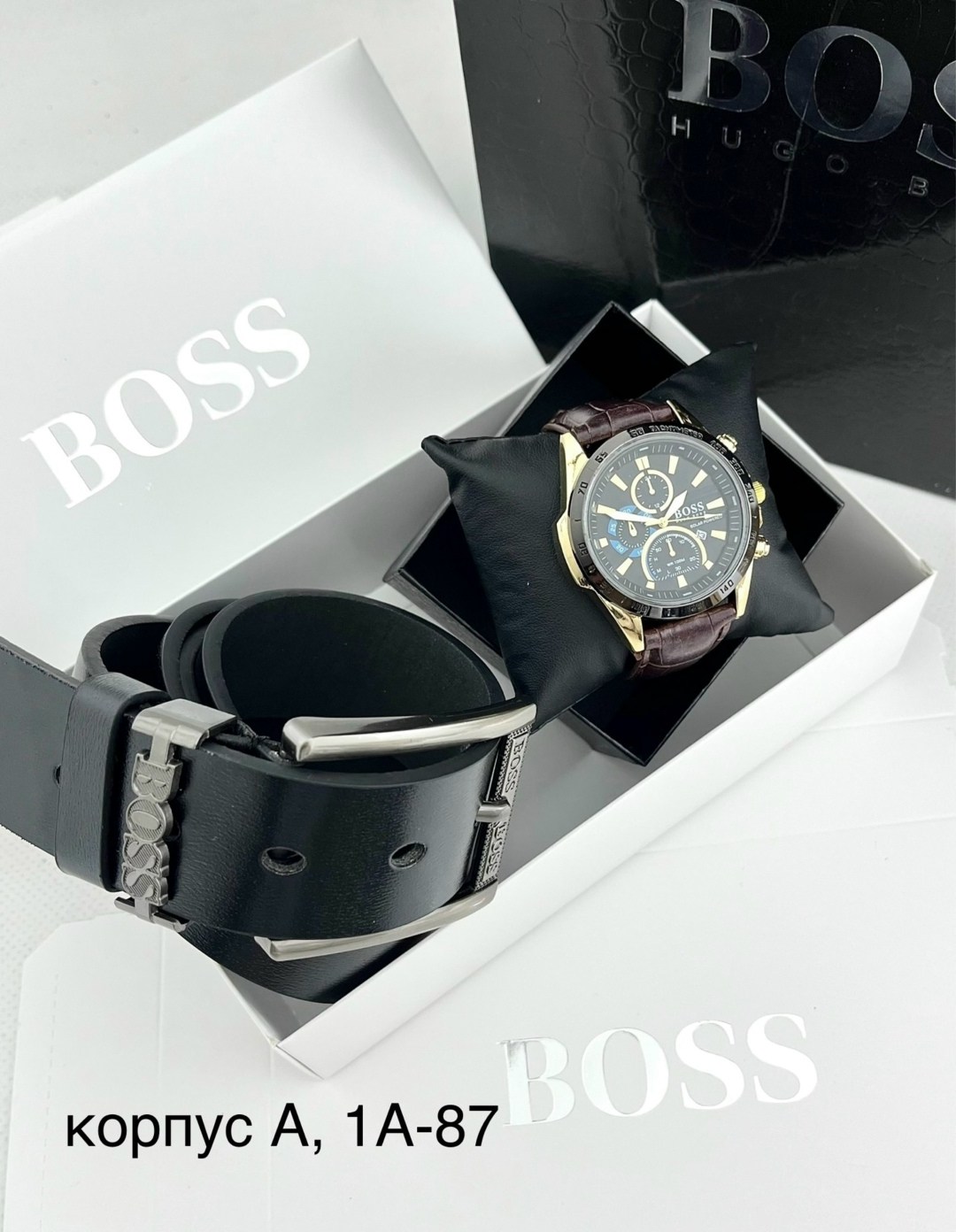 набор босс для мужчин,ремень подарочный,подарочный набор аксессуаров для,набор аксессуаров для мужчин,классические наручные часы