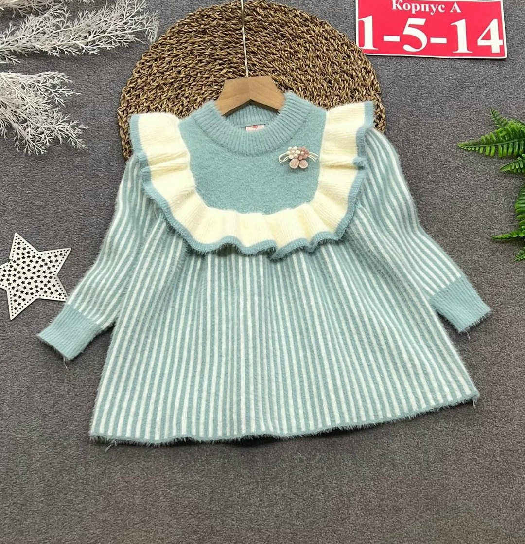 теплое платье для девочки,платье на девочку,вязаное платье детское,вязаное платье нарядное,вязаное платье для девочки