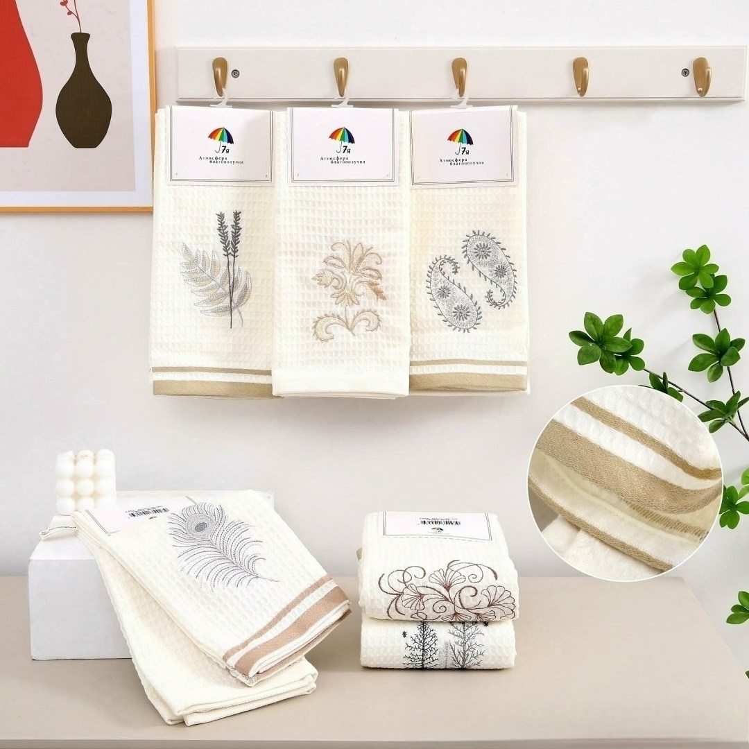 набор полотенец 12 шт,набор кухонные полотенец,набор полотенец,набор вафельные полотенца,набор полотенец для кухни