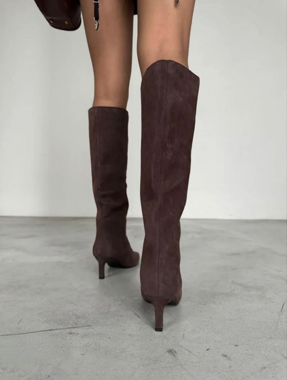 замшевые сапоги,женские сапоги,сапоги модные,сапожки,коричневые сапоги