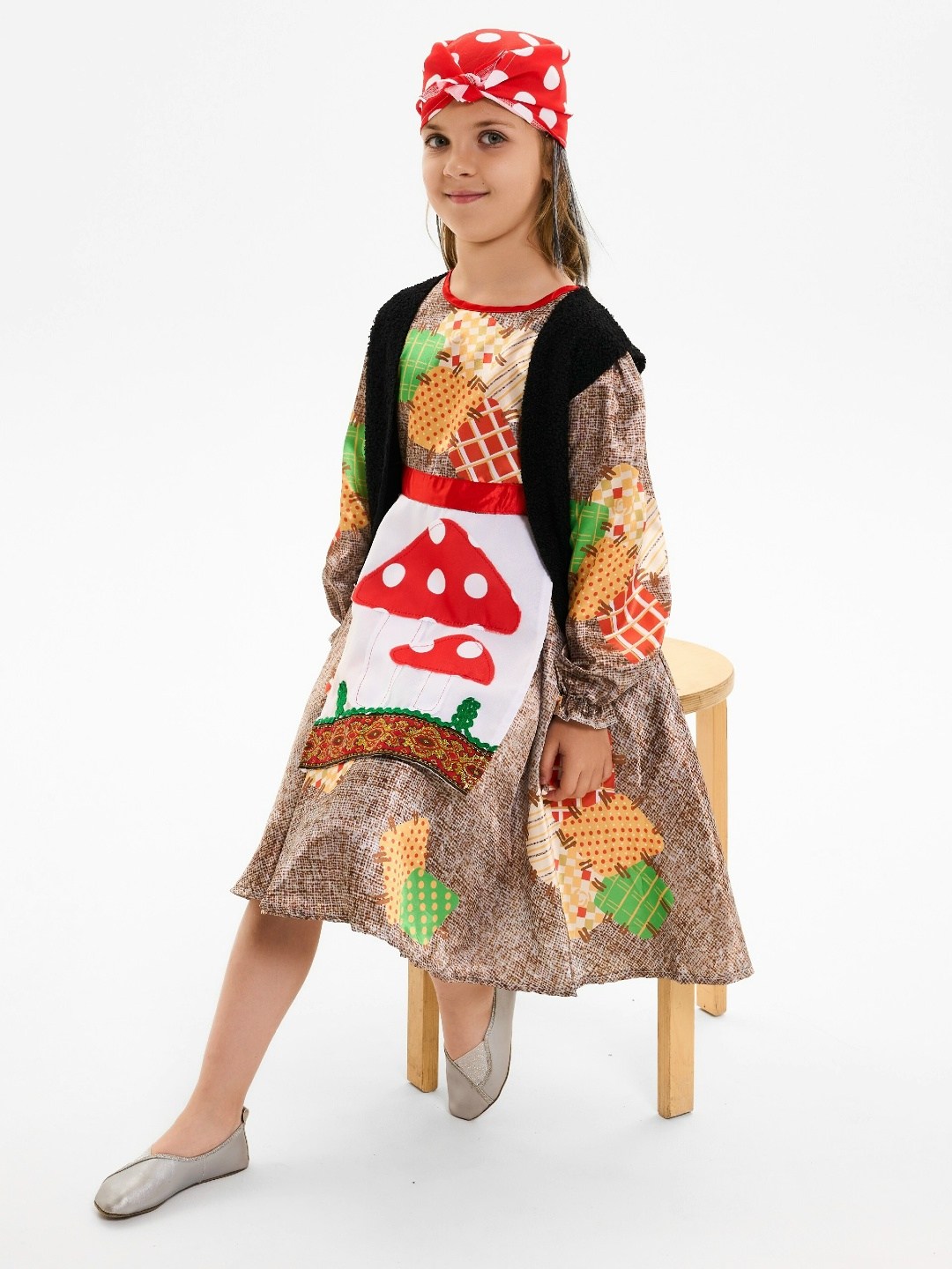 костюм баба яга детский,костюм баба яга для девочки,костюм баба яга пуговка,карнавальный костюм детский баба яга,костюм бабы яги коломбина