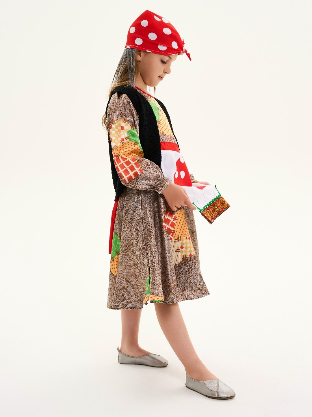 костюм баба яга детский,костюм баба яга для девочки,костюм баба яга пуговка,карнавальный костюм детский баба яга,костюм бабы яги коломбина