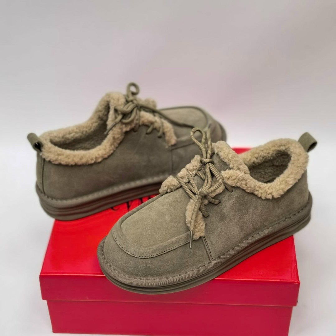 , теплая,женская ,замшевые ботинки,зимняя женская