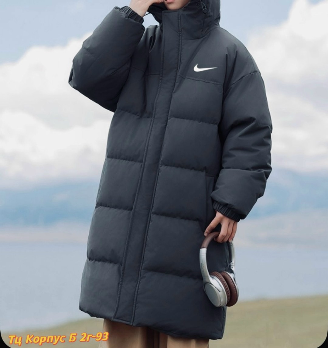 куртка пуховик,пальто пуховик,пуховик мужской nike,мужская зимняя куртка,куртка мужская длинная зимняя
