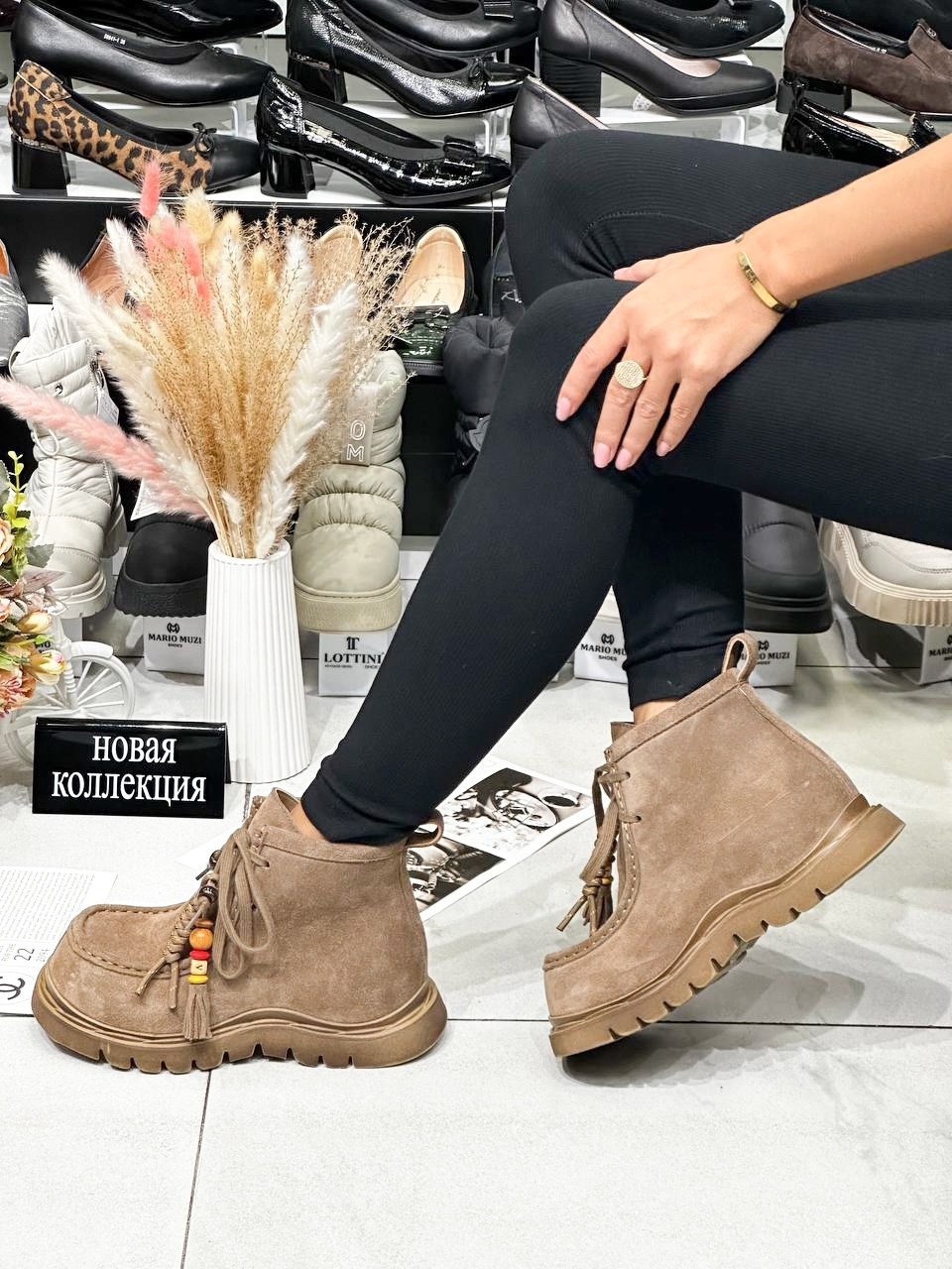 ,женские ботинки,женская ,ботинки модные,женская  зимняя