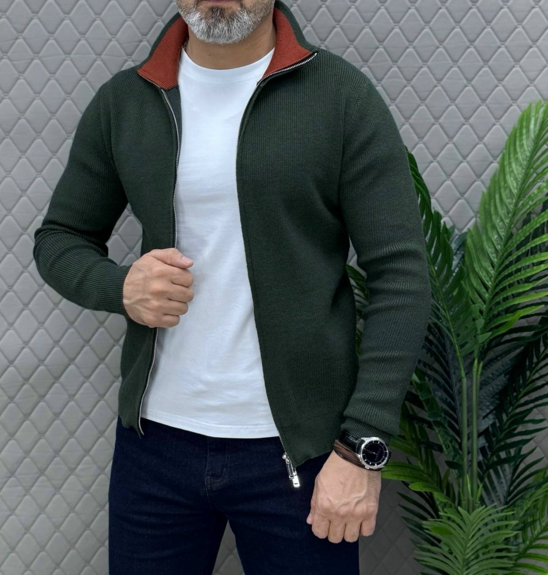 кардиган мужские,кардиган мужской на молнии,кофта на молнии,зеленый кардиган,кардиганы на молнии