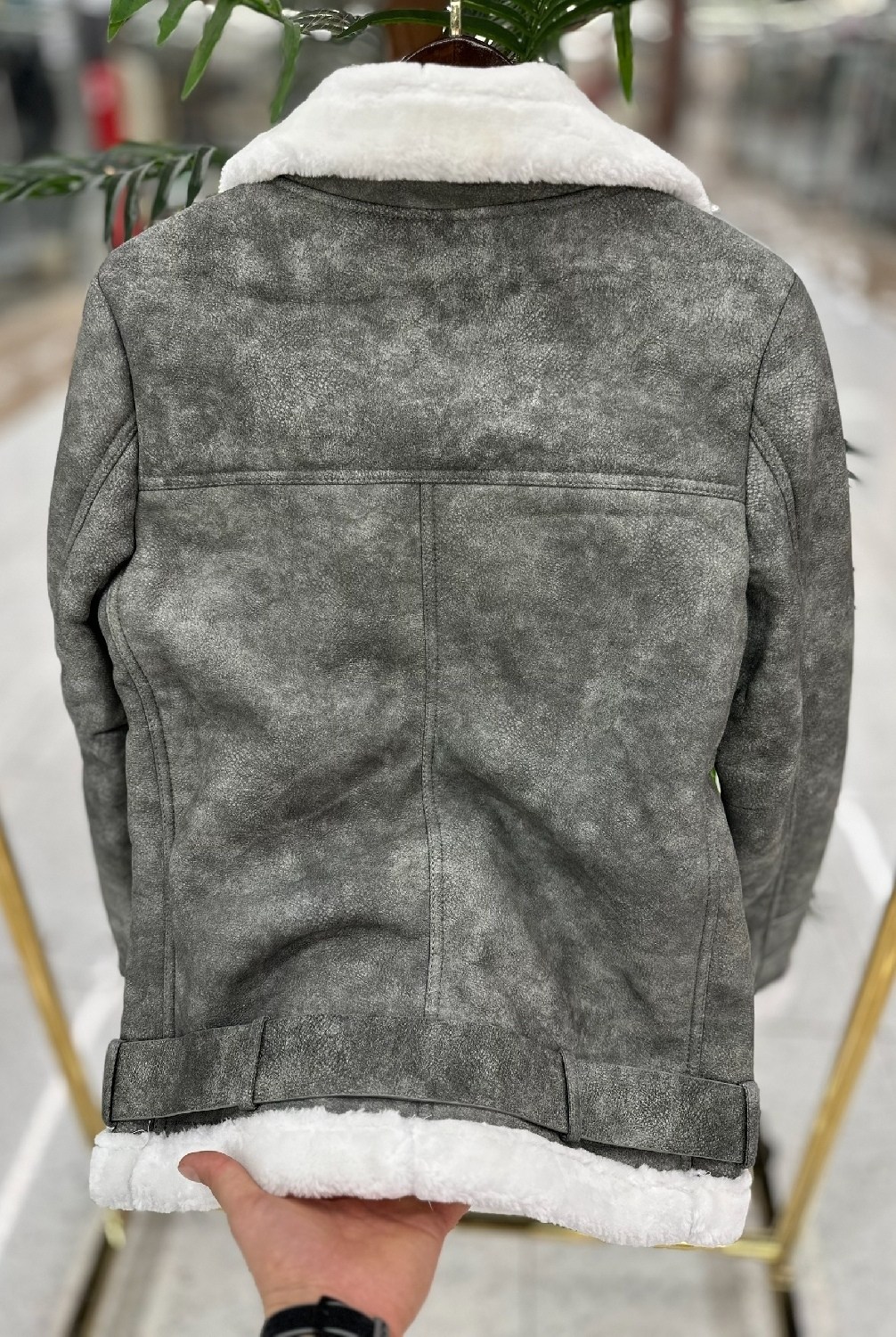 дубленка женская,дубленка зимняя,серая дубленка,дубленка эко,куртка дубленка