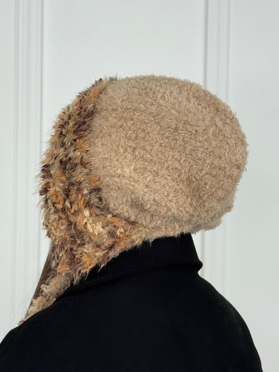 шапка ушанка вязаная с мехом,шапка ушанка женская зимняя,зимние женские шапки,шапка зимняя модная,шапка ушанка женская