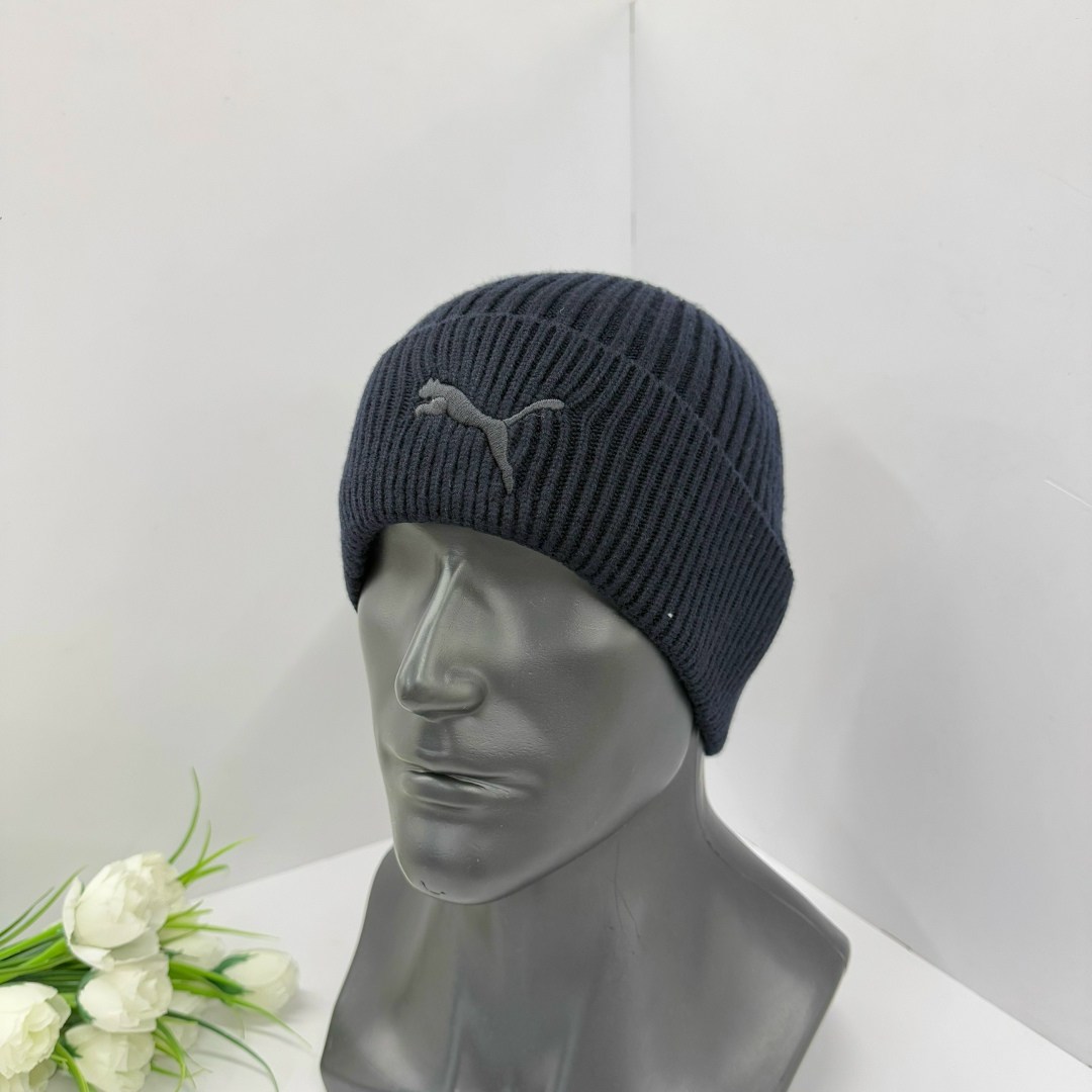 шапка для мужчин,мужская шапка,шапка мужская зимняя,шапка мужская на флисе,шапка пума мужская