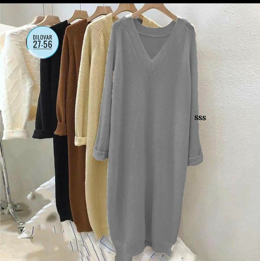 трикотажное платье,женское повседневное трикотажное длинное платье,платье прямое,вязаное платье,шерстяное платье