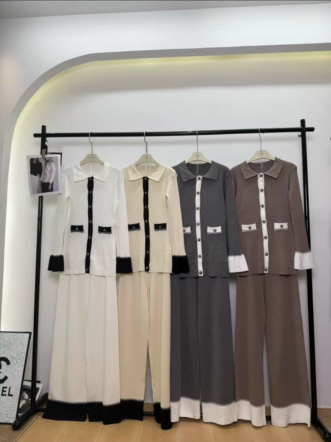 повседневный кардиган,трикотажные костюмы,женский трикотажный костюм из двух предметов,повседневный костюм,костюмы женские