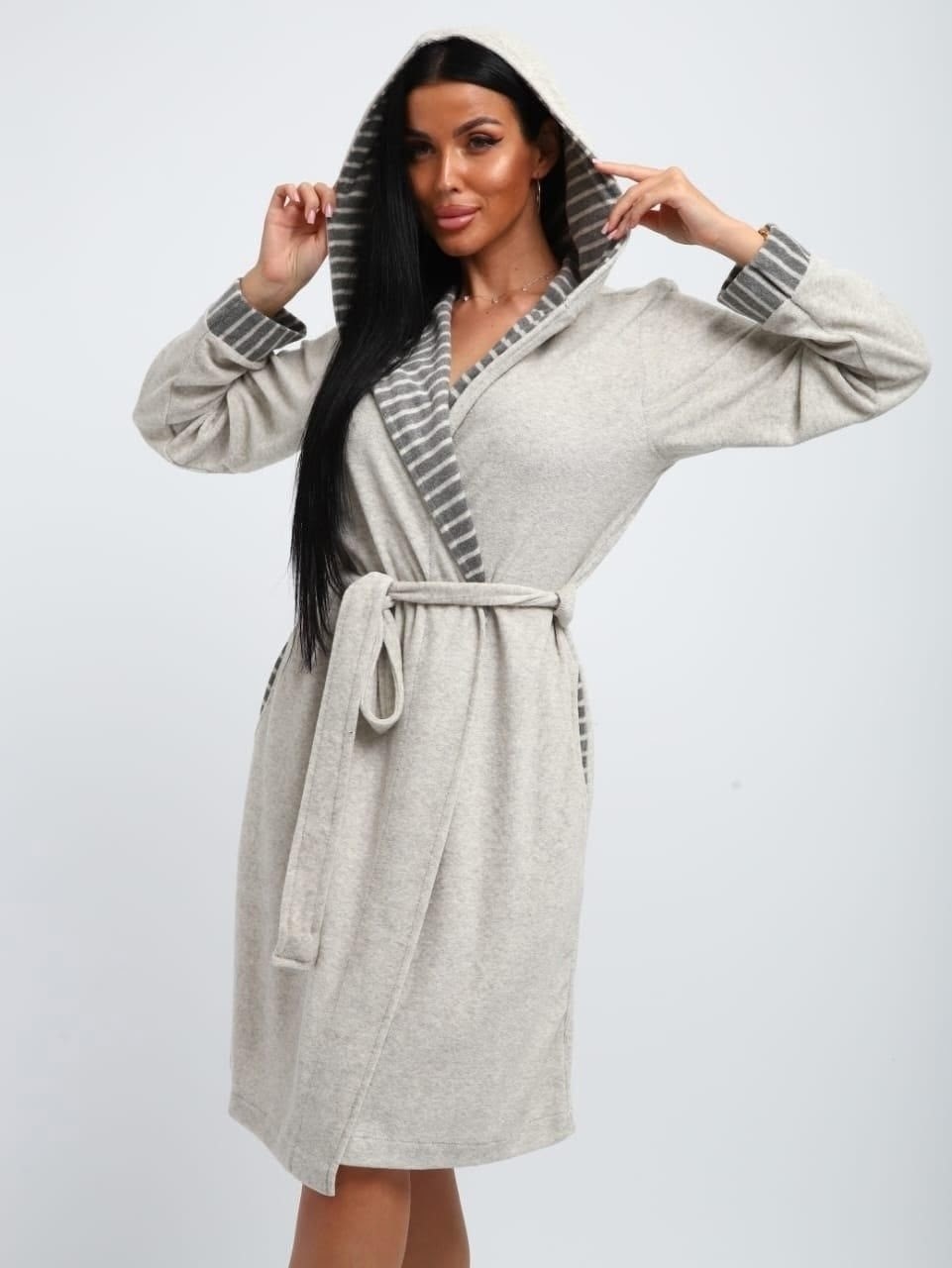 женские халаты,халат с капюшоном,халат женский домашний,халат женский с капюшоном,трикотажный халат