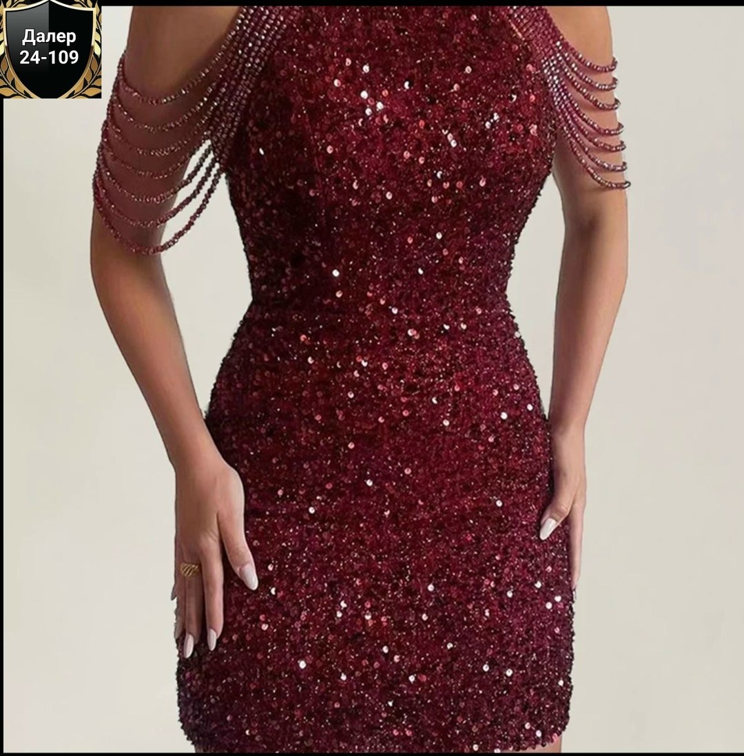 платье женское с пайетками,вечернее новогоднее платье,платье с пайетками,платье с крупными пайетками,платье с блестками