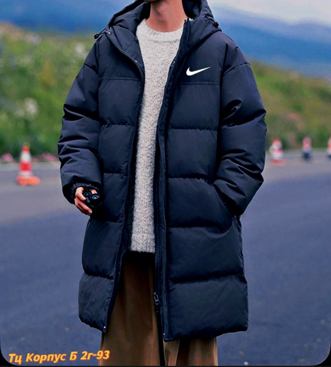 куртка пуховик,пальто пуховик,пуховик мужской nike,мужская зимняя куртка,куртка мужская длинная зимняя