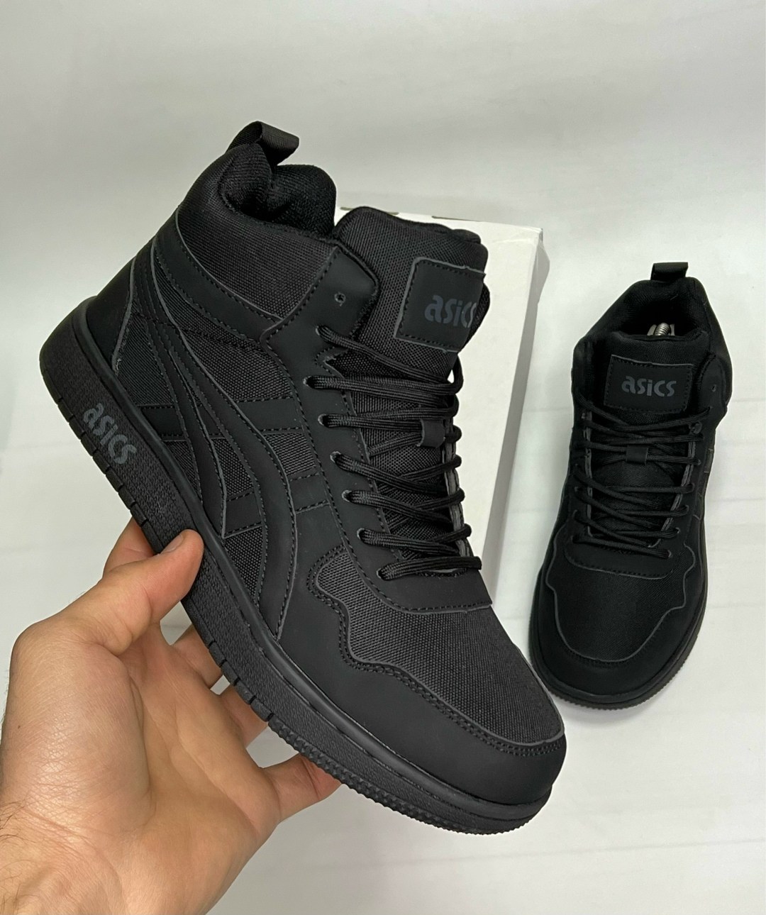 ,высокие кроссовки,теплые кроссовки,кроссовка мужской,кроссовки черные