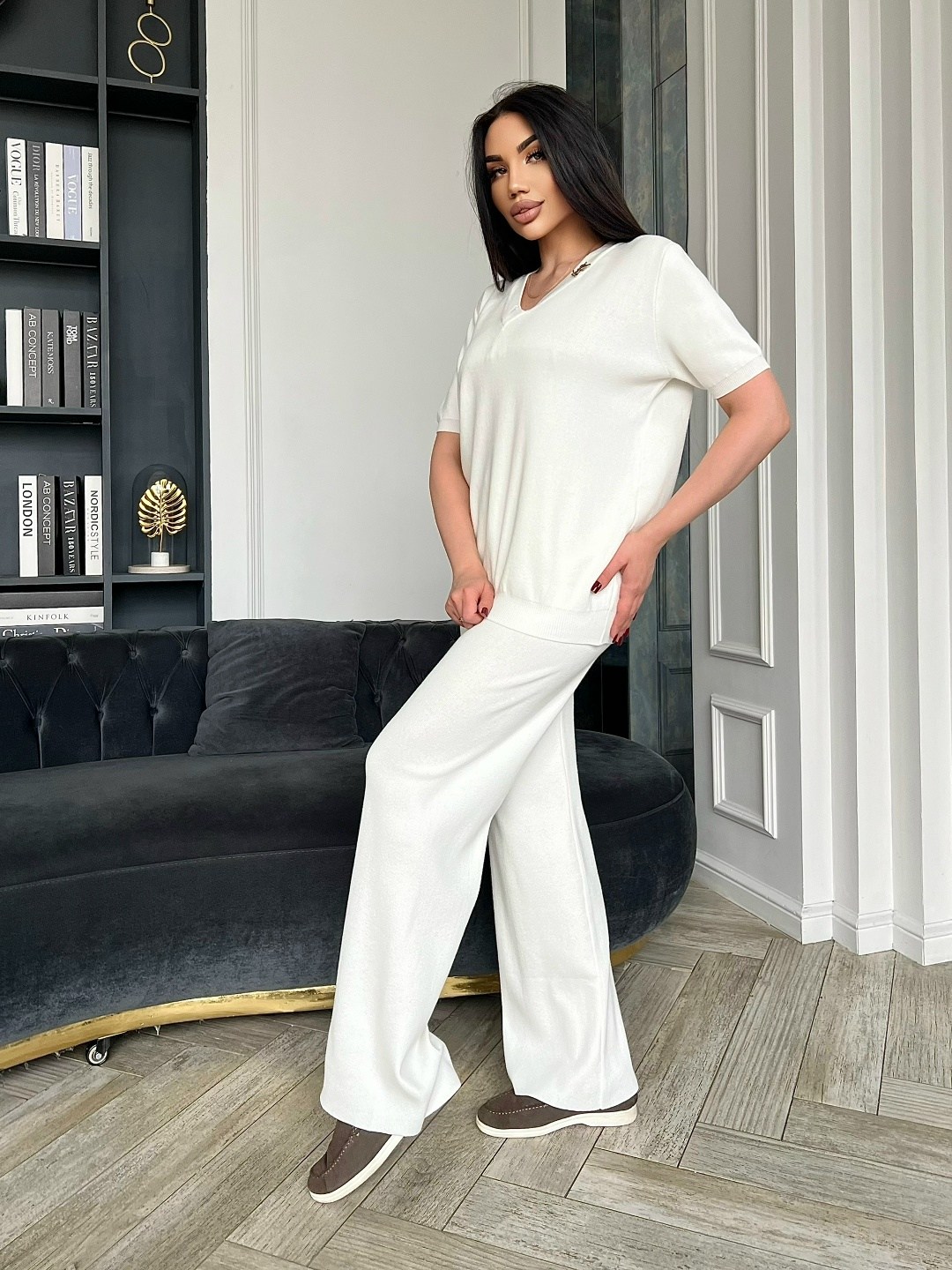 костюмы брючные,белый брючный костюм,костюм белый,трикотажные костюмы,костюм с брюками