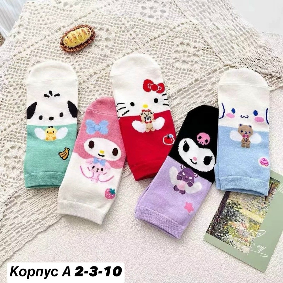комплект детский носков,милые носки,носки для девочек,женские носки,носки с аниме