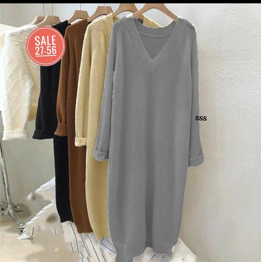трикотажное платье,женское повседневное трикотажное длинное платье,платье свитер оверсайз,шерстяное платье,платье прямое
