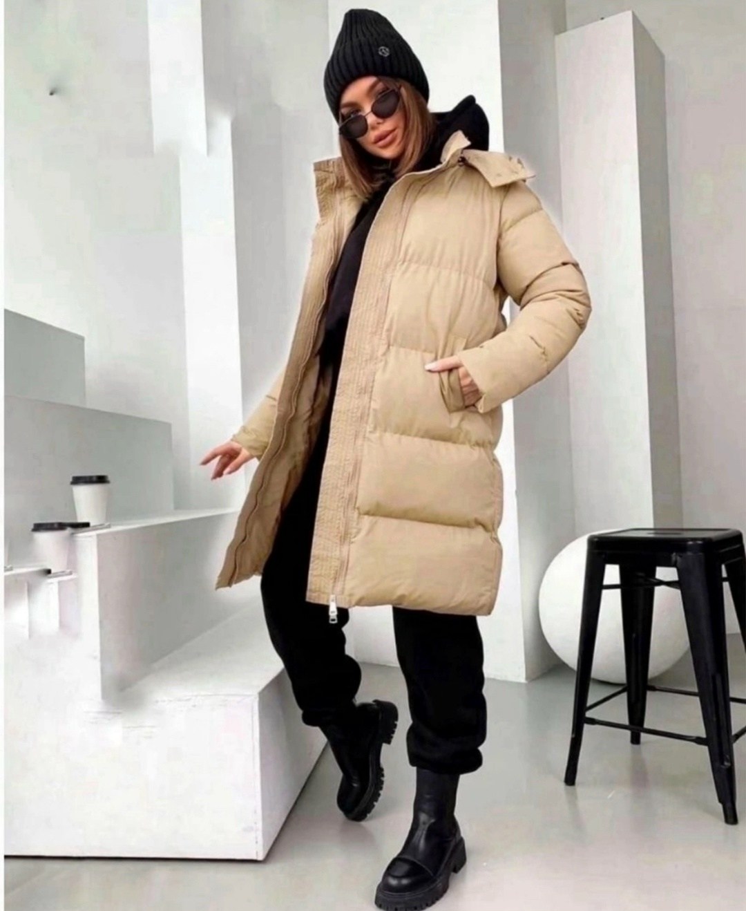 стильные пуховики,удлиненная куртка,куртка оверсайз,пуховик,пуховики оверсайз